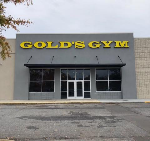 Gold's Gym - Glass Installation Project by City Glass in Anderson, SC