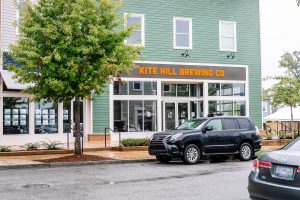 Commercial Kite Hill Brewing Glass Doors and Windows - Street View