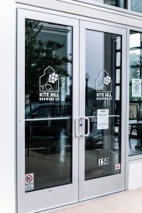 Patrick Square Kite Hill Brewing Glass Doors