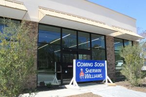 outside front entrance of sherwin williams