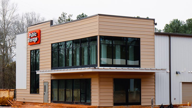 Front entrance of Self Storage