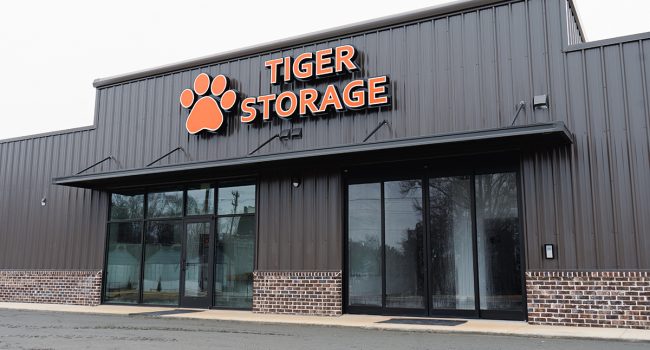 Front entrance of Tiger Storage