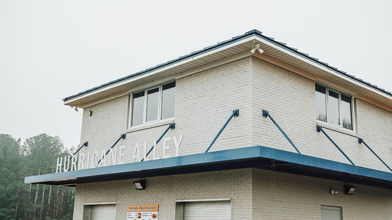 Hurricane Springs Press Box windows
