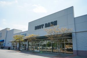 Boot Barn glass doors and storefront windows
