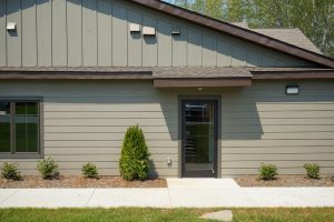 Animal Hospital at Liberty Highway glass door
