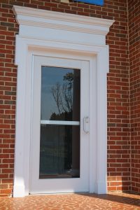 Capstone Church glass door