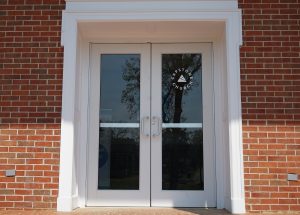 Capstone Church glass door