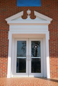 Capstone Church glass door
