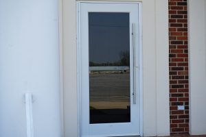 Capstone Church glass door